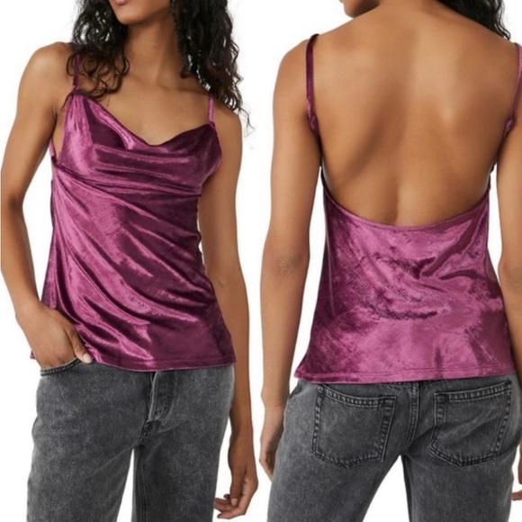 Free People Tops - Free People All Night Velvet Tunic NWT